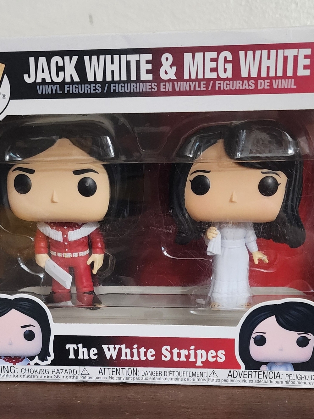 Funko The White Stripes Jack White & Meg White Figures - Red & White